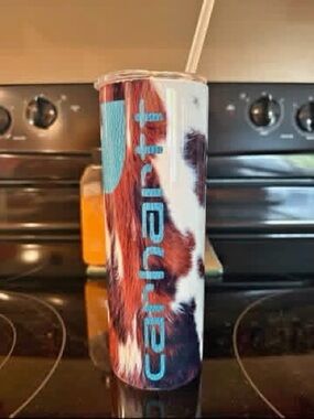 Carhartt Tall Travel Tumbler in Red, White & Blue